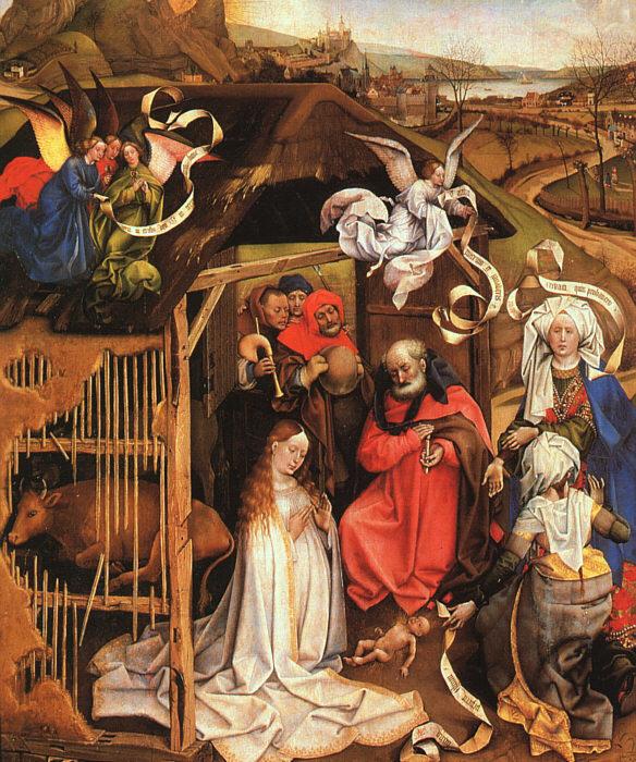Robert Campin The Nativity